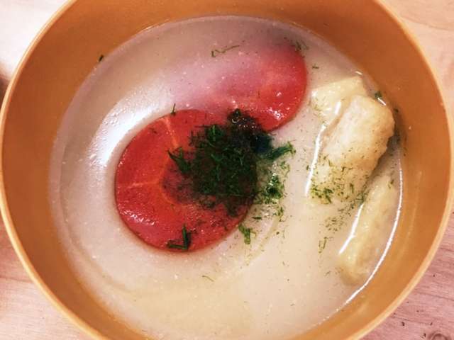 ♬白味噌仕立ての関西のお雑煮♬